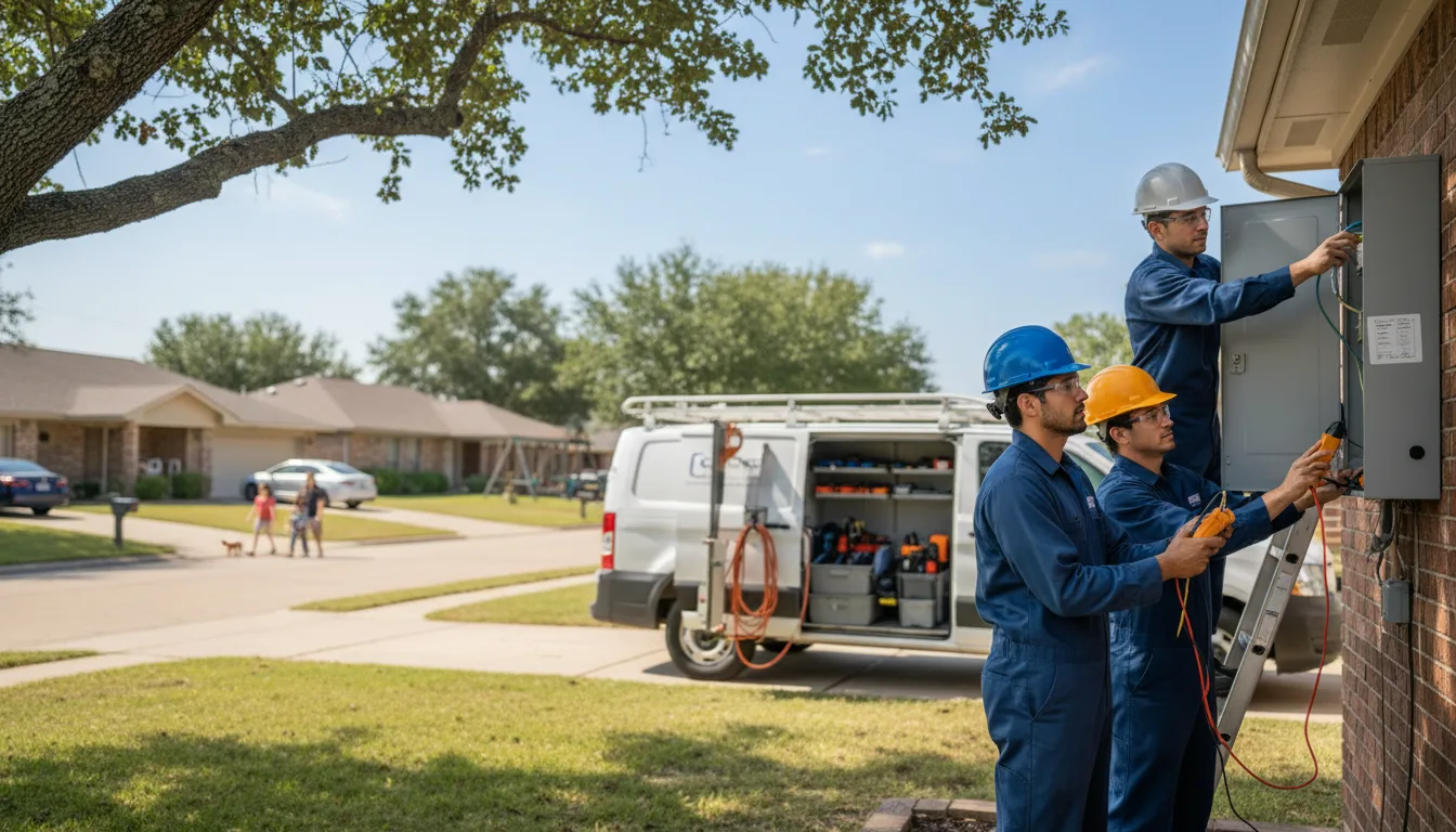 Certified electrician providing emergency electrical services in White Lake, WI